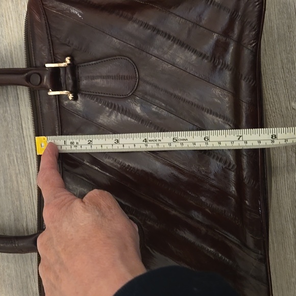 Vintage Eel Briefcase & Marching Purse Set! - Picture 8 of 8